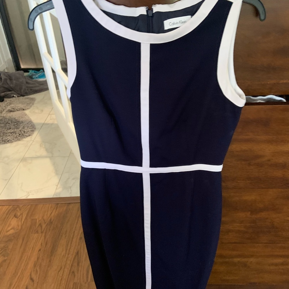 Calvin Klein Navy Dress - Picture 2 of 3